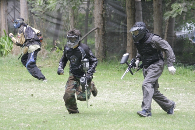 Campos de gotcha cerca de Madrid